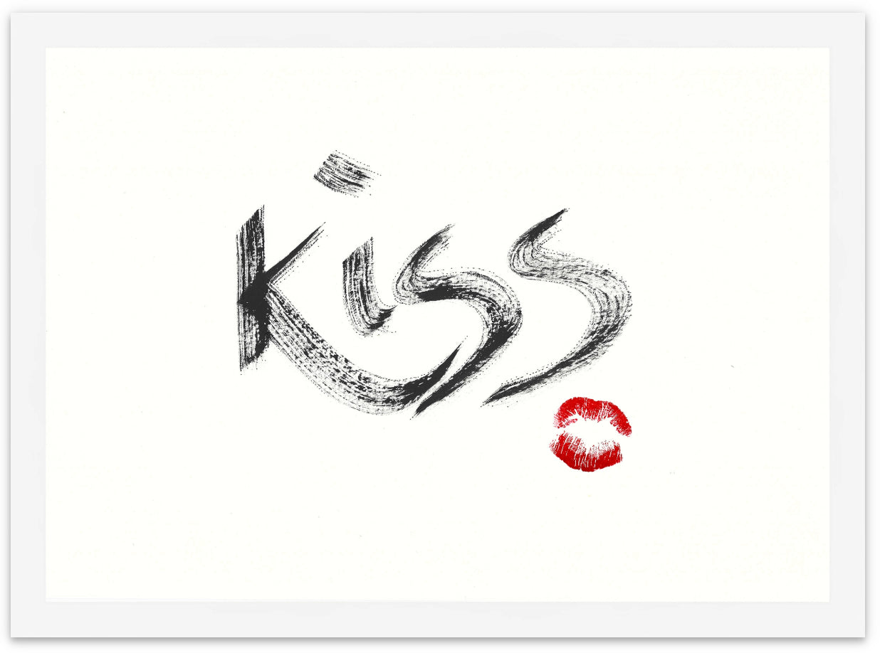 'Kiss' by Ladylettersmith - Limited Edition