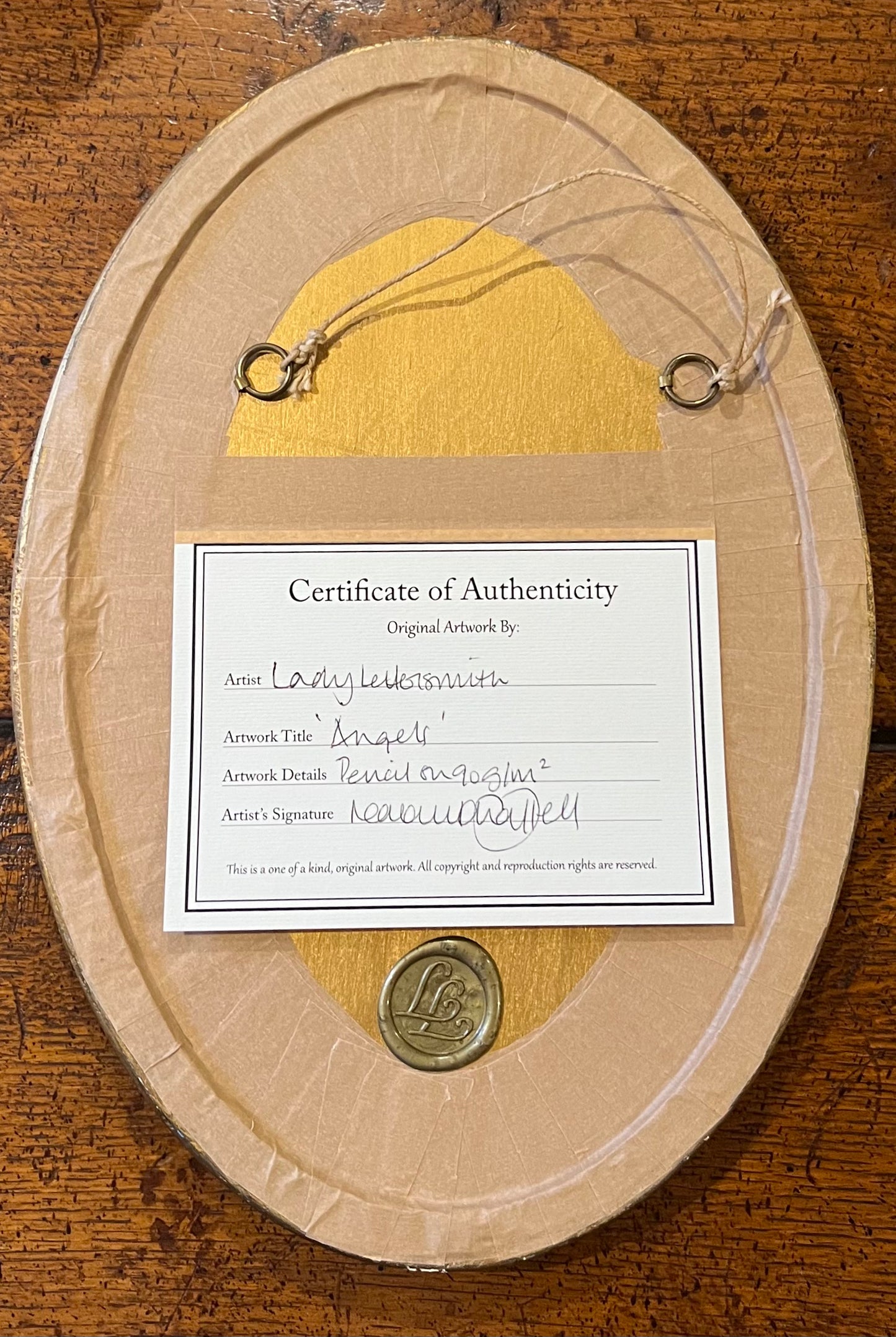 'Angels' an original artwork by Lady Lettersmith