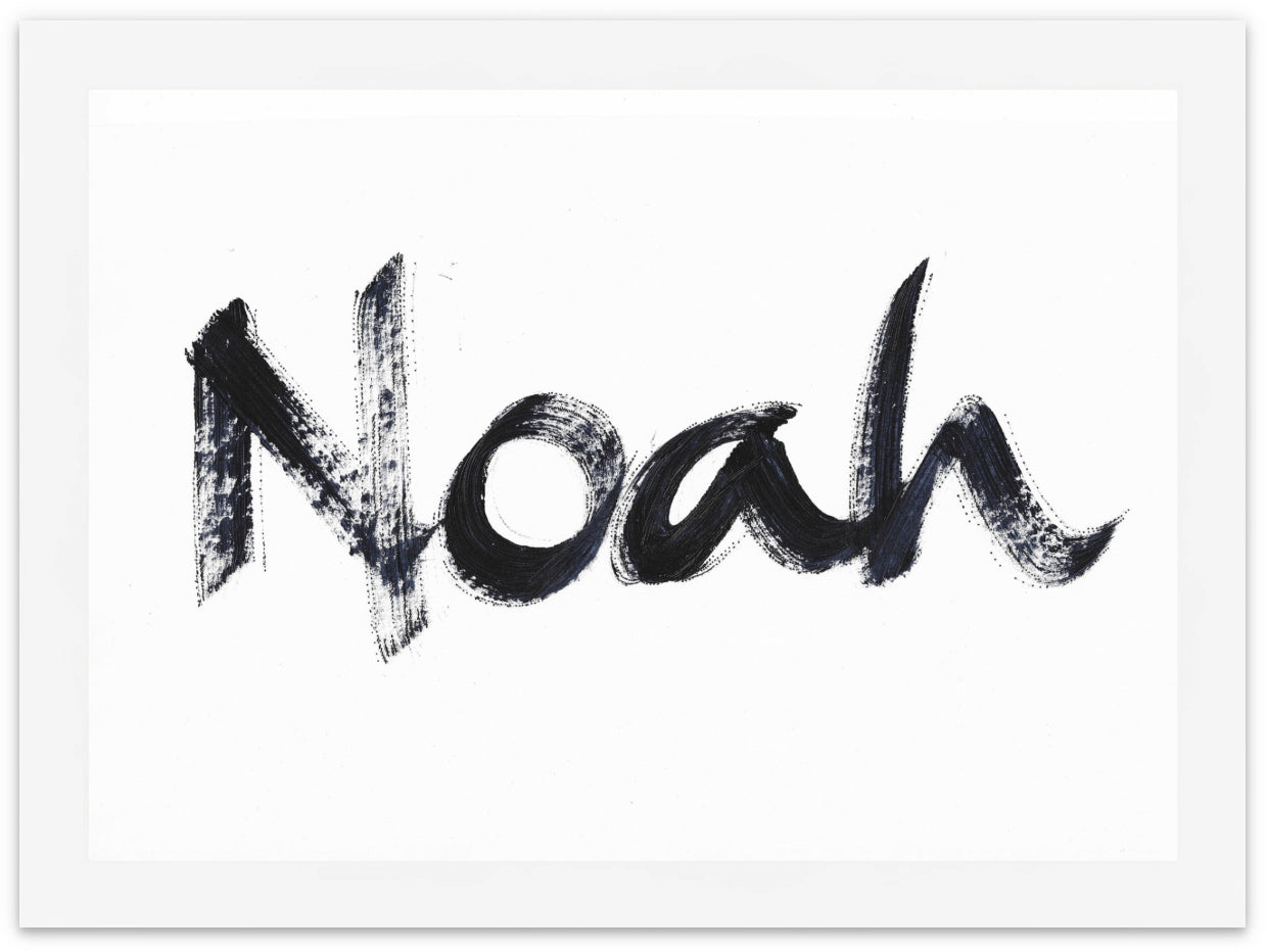 'Noah' by Lady Lettersmith - Other names can be created on request via the 'Ask us a Question' form