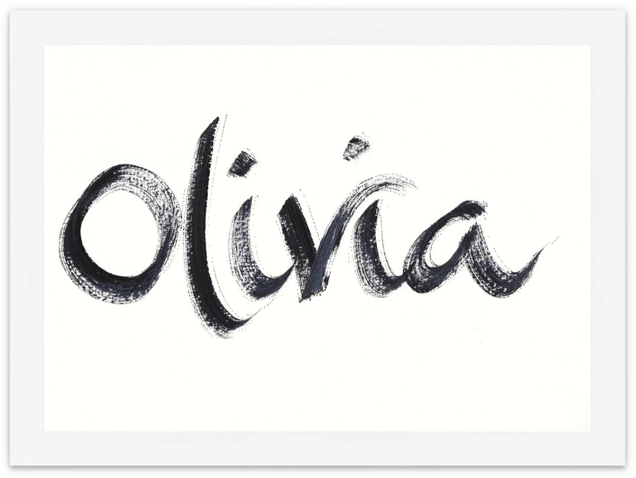'Olivia' by Lady Lettersmith - Other names can be created on request via the 'Ask us a Question' form