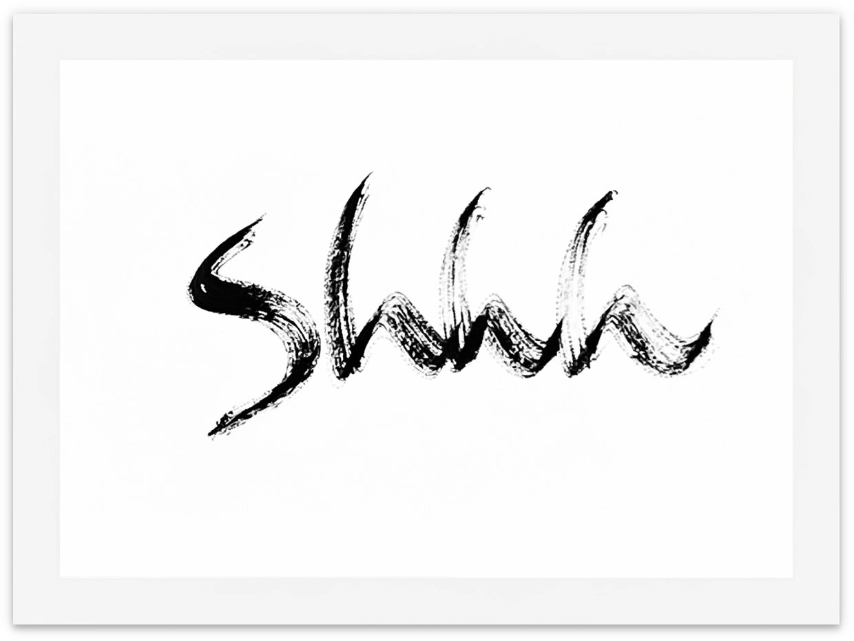 'Shhh' by Lady Lettersmith